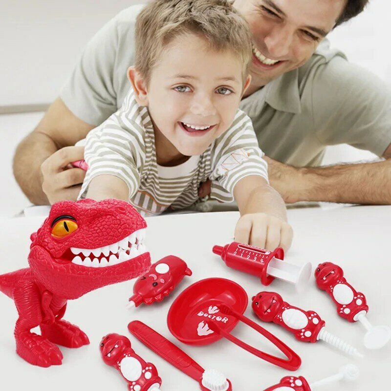 10 sztuk zabawki edukacyjne Montessori dla dzieci wczesne uczenie się lekarzy do odgrywania ról dzieci inteligencja szczotkowanie zębów pomoce nauczycielskie