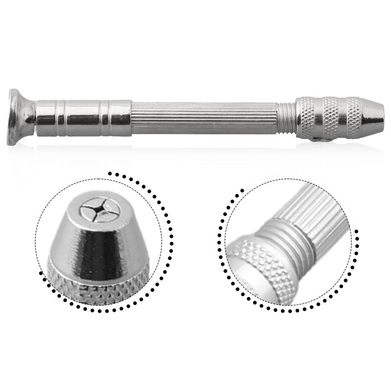 0.3-3.2mm Mini Micro Hand Drill Aluminum With Keyless Chuck Woodworking Drilling Tools For Models Hobby DIY Handmade Tools