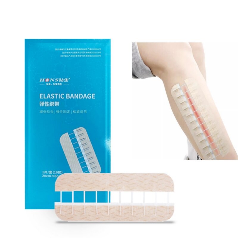 Zip Stitch Wound Bandages Emergency Wound Closures Adhesive Seamless Cuttable Fast Suture Breathable Painless Waterproof Bandaid