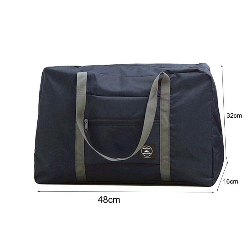 Travel Storage Bag Multi-purpose Large Capacity Compact Travel Bag Glossy Women Handbag Crossbody Luggage Bag Dry For Outdoor