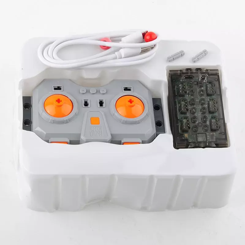 MOULD KING 6-Channel APP Linear Motor Remote Controller Rechargeable Lithium PF Accessory MOC Modification for legoeds
