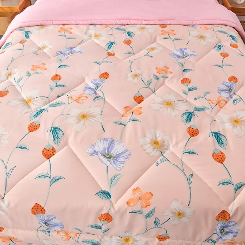 Sommer Quilt Klimaanlage Weichen Tröster Einzigen Doppel Decke Quilt Flauschigen Plaid Decke Auf Dem Bett Bequem Tröster