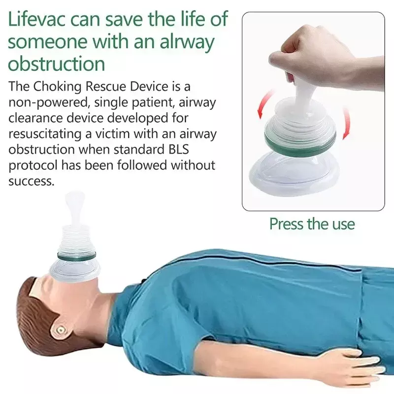 Портативная аптечка первой помощи, устройство для аварийного удушения, дыхательный тренажер, противоудушное спасательное устройство для взрослых и детей
