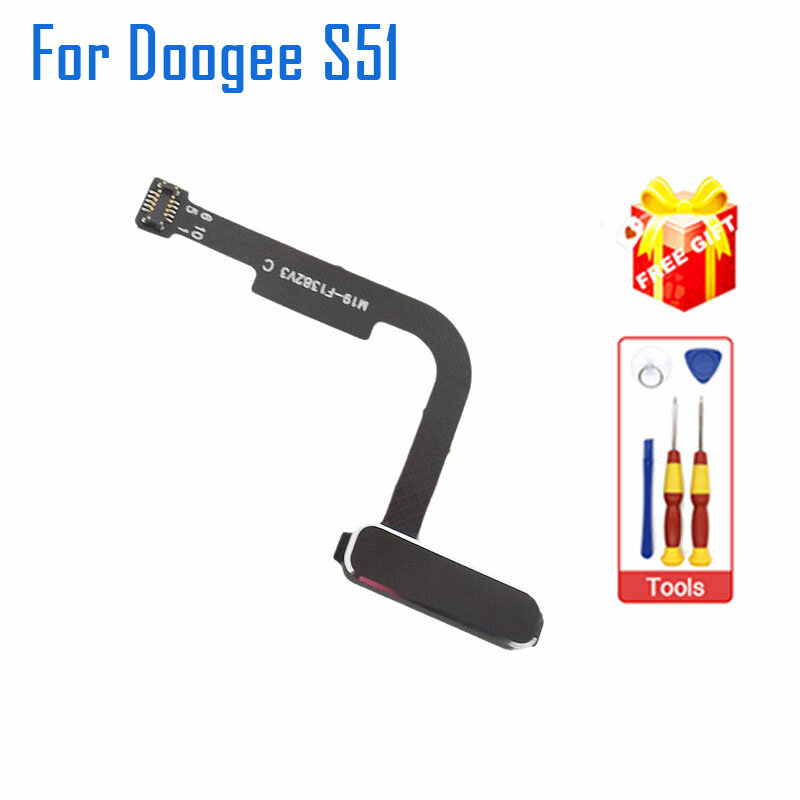 Nieuwe Originele Doogee S51 Aan/Uit-Knop Sleutel Flex Kabel Fpc Vingerafdruk Knop Sensor Kabel Fpc Accessoires Voor Doogee S51 Telefoon