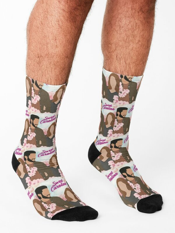 Милые носки Каролины, подарок, зимние женские и мужские дизайнерские носки