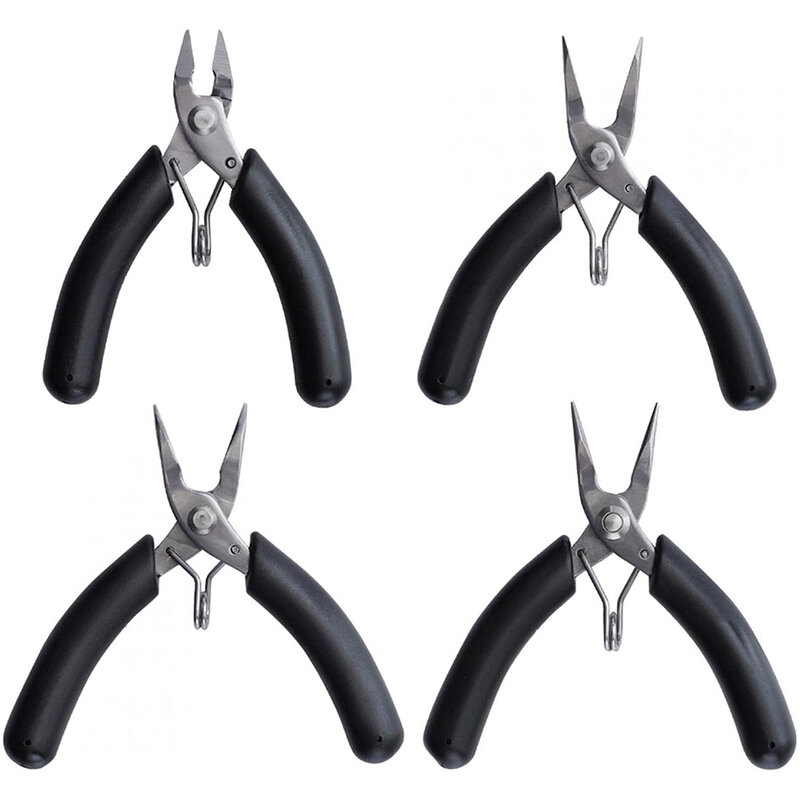 1pc Jewelry Tools Thicken Handle Stainless Steel Pliers Pliers Steel Wire Cutter for Jewelry Repair Wire Wrapping Crafts Making