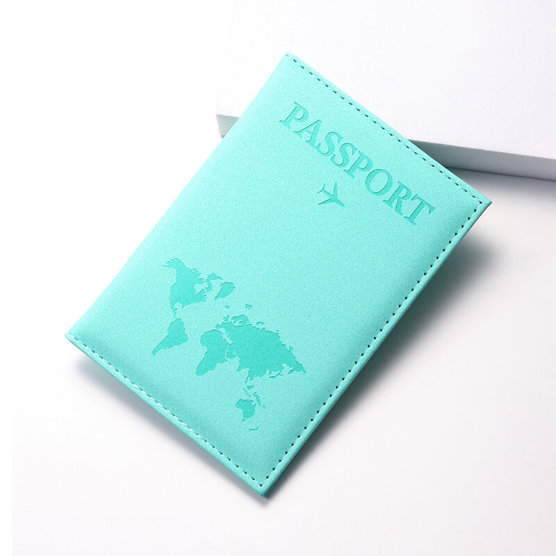 Fashion Travel Accessories PU Passport Card Holder Women Men Passport Cover Storage Organizer ID Wallet Case Busines Credit