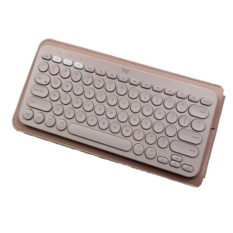 5 Colors Laptop Keyboard Bag Cover For  K380 Case Leather Protective Case For  K380 Keyboard Storage Bag Tablet