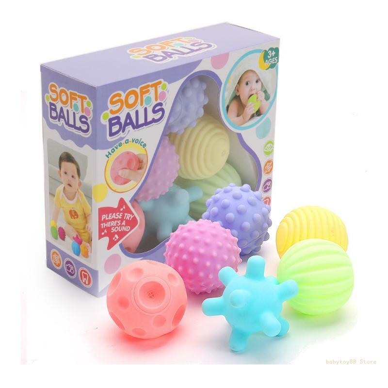 Y4UD Wodoodporne piłki dla dzieci wieku przedszkolnym zabawki do kąpieli dla dzieci chwytające zabawki zdolności ręcznych