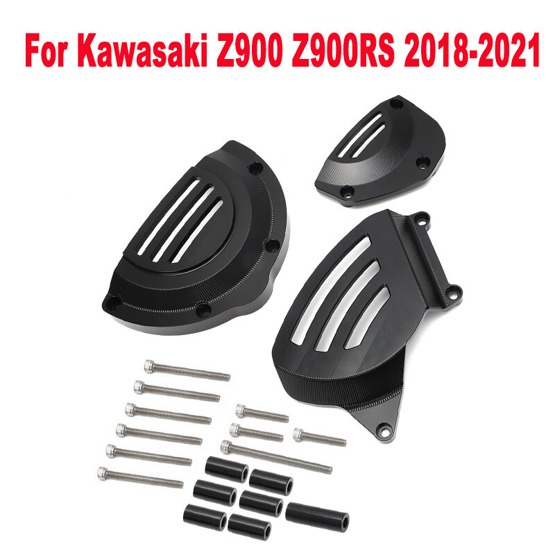 Engine Guard Cover Fairing Frame Slider Crash Pad Case Stator Protector Z 900RS Safe For Kawasaki Z900 Z900RS 2018-2021