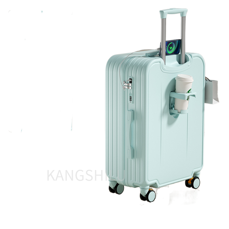 Maleta de viaje multifuncional con ruedas, maleta de mano con cremallera, compartimento de equipaje, 20 ", 22", 24 ", nuevo