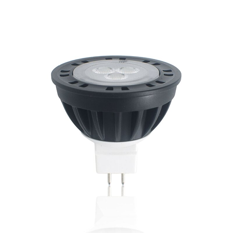 Die-Cast aluminium LT1016 8W tegangan rendah 12V IP65 lampu LED tahan air MR16 dirancang untuk pencahayaan lanskap perlengkapan kuningan tahan lama