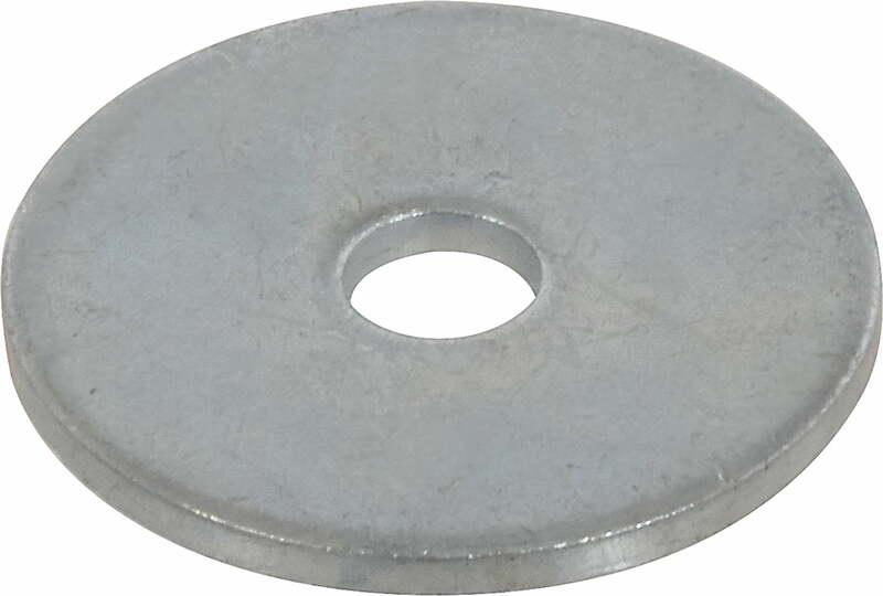 SD00-Hillman Fender Washers, 1/2" x 1.5", Zinc Plated, Steel, Pack of 3