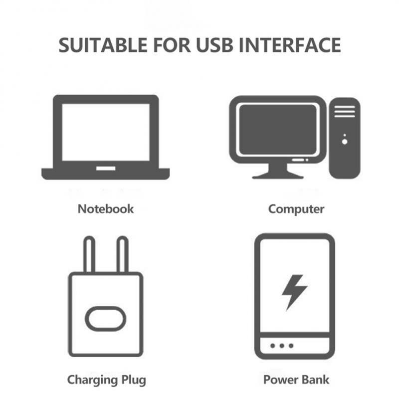 Mini lampe Portable USB à 3 ou 8led, 5v dc, Ultra lumineuse, idéale pour la lecture, Power Bank, PC, ordinateur Portable, Notebook