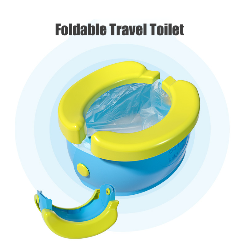 Siège de toilette portable en gel pour enfant, pot de tourisme, urinoir pour enfant, siège d'entraînement
