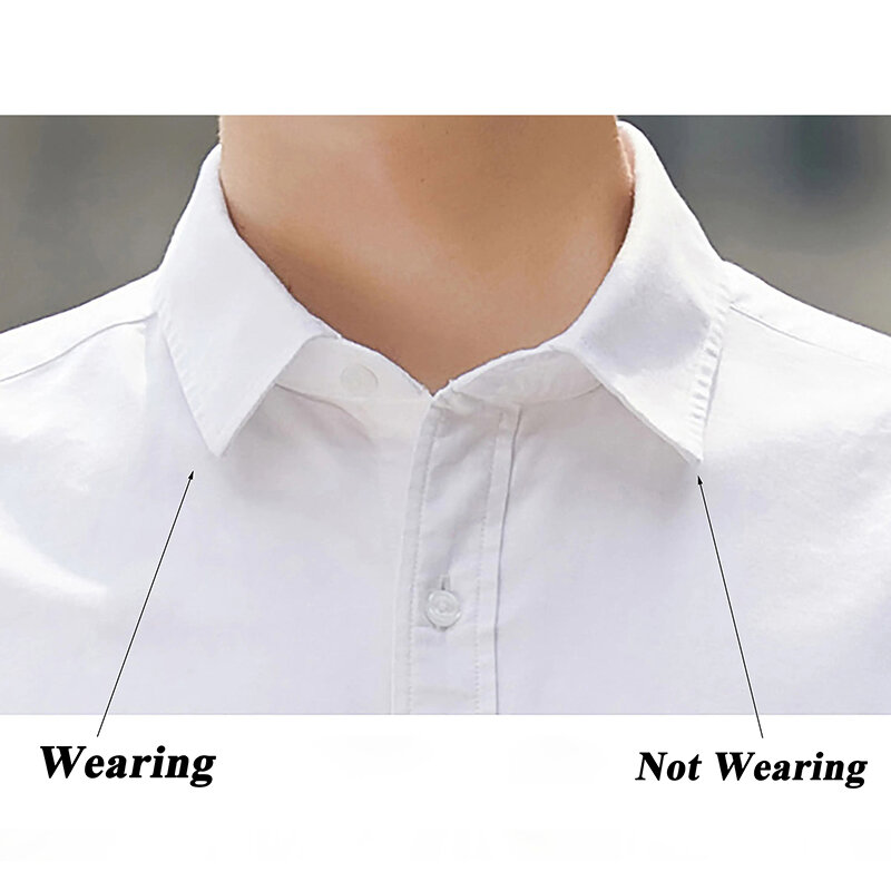 Clip di fissaggio angolare per camicia accessori per abbigliamento camicia in ferro per lamiera angolo accessori per abbigliamento in bambù supporto per colletto