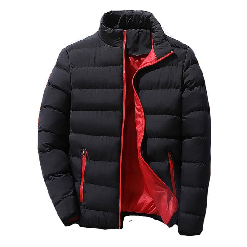 스타일리시 다운 재킷, 지퍼, 부드러운 패딩, 따뜻한 겨울 코트
