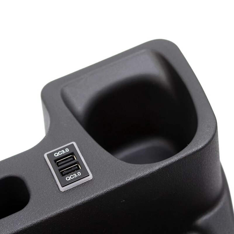 Car Armrest Storage Box W/USB Tray Gear Insert Water Cup Holder For Toyota Land Cruiser LC70 LC71 LC76 LC77 LC79