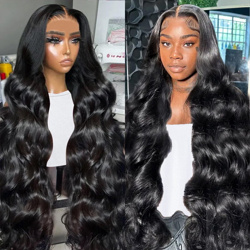 Glueless Wig Human Hair Body Wave 13x6 Hd Lace Frontal Wig Pre Plucked Hd Transparent Lace Front Wig 5x5 Closure Wigs For Women