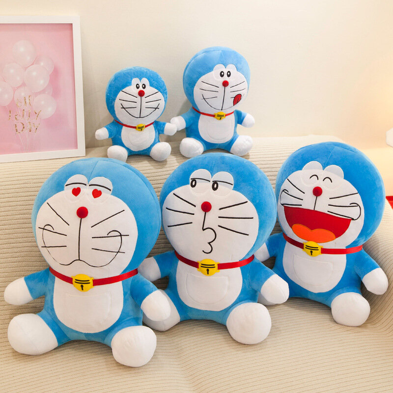 귀여운 애니메이션 품질 도라에몽 봉제 장난감, 고양이 하이 인형, 부드러운 박제 동물 베개 장난감, 어린이 소녀 생일 선물
