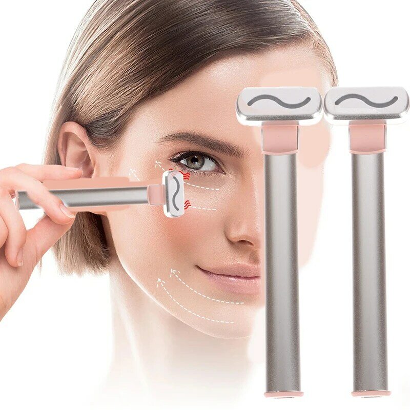 EMS Microcurrent Face Lifting Device Red Light Facial Wand Eye Neck Massager Skin Tightening Anti Wrinkle Skin Care Beauty Tool