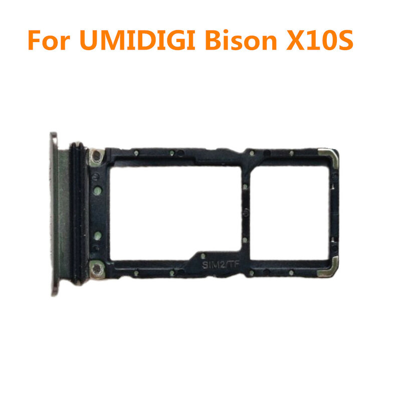 For UMIDIGI Bison X10S Cell Phone New Original SIM2/TF SIM Card Slot Holder Sim Tray Reader