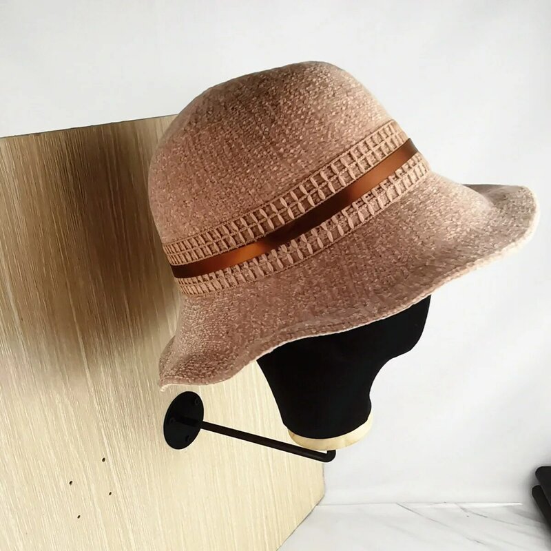 1 pz testa di manichino modello parrucca supporto casco supporto a parete gancio cappello espositore portaoggetti B