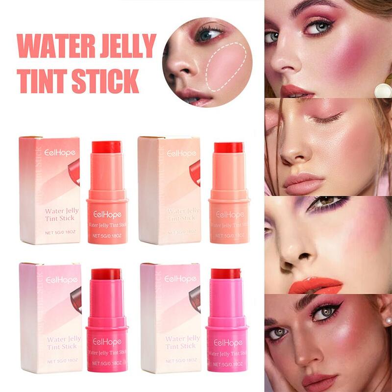 Jelly Lip Balm Blush Lip Gloss Stick Moisturizing Exfoliating Easy To Carry Color Nonstick Cup Long-lasting Care Cosmetics