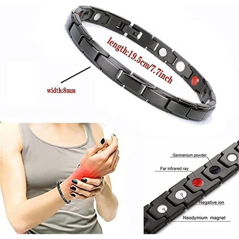 Lymphdrainage Magnetische Armband Magnetische Lymphe Detox Armband Abnehmen Magnetische Therapie Armband Gesundheits Geschenk für Frauen männer