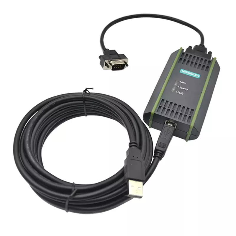 USB-MPI 6ES7 Cable untuk Siemens S7-200/300/400 PLC kabel pemrograman USB ke MPI/DP/PPI PC adaptor RS485 0CB20 Programmer