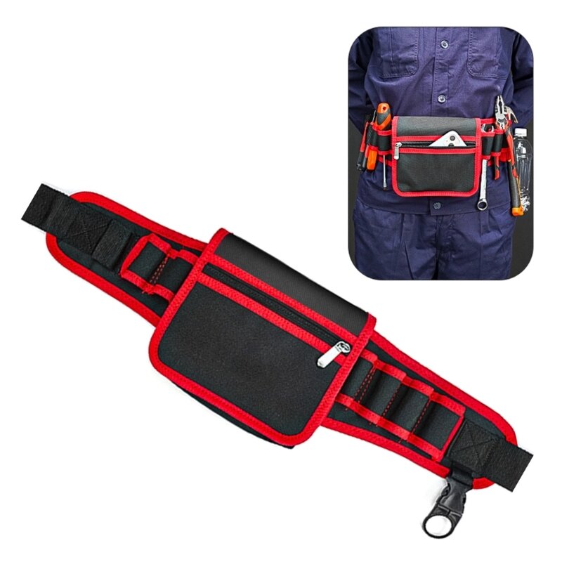 Multifunctional Belt Bag Portable Oxford Cloth Tool Belt with Pockets Gardening Tool Storage Organizers Attachment Dropship