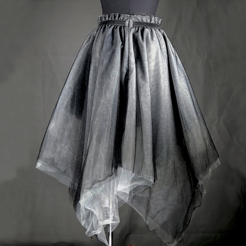 Асимметричные сетчатые юбки для женщин