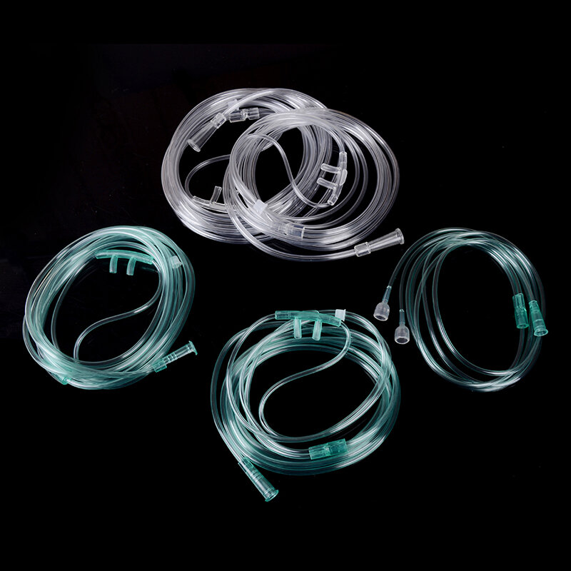1Pc Plastic Zuurstof Buis Wegwerp Nasale Canule Zuurstof Buis Onafhankelijke Verpakking Medische Zorg Machine Ademen Canule