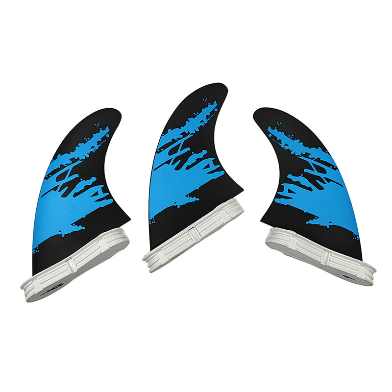 Surfbrett Flossen Größe m lila Farbe Doppel laschen 2 Fin Sup Board Zubehör Tri Fin Set zum Surfen