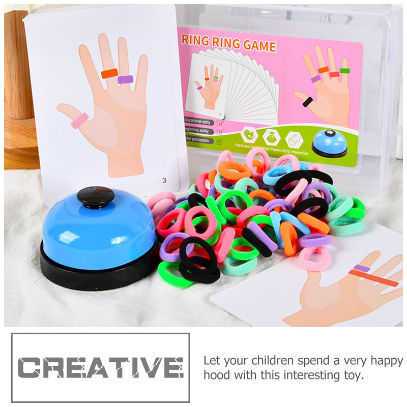 Кольцевая игра, развивающие интеллектуальные игрушки, пальчиковые креативные игрушки, обучение мышлению, детский реалвер