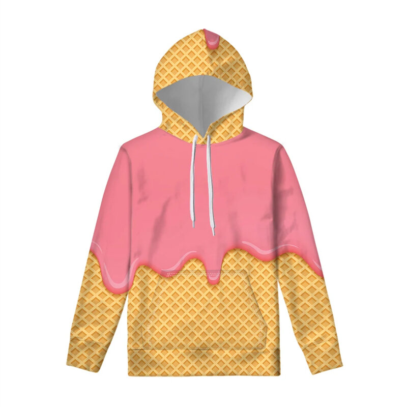 Sudadera con capucha para hombre, ropa de calle informal, transpirable, con estampado 3D, de otoño