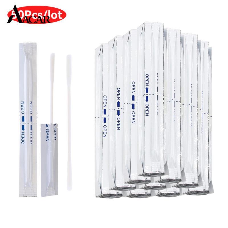 50Pcs/lot Double Head Cleaning Stick Wet Alcohol Cotton Swabs For IQOS 2.4 PLUS For IQOS 3.0 LIL/LTN/HEETS/GLO Heater
