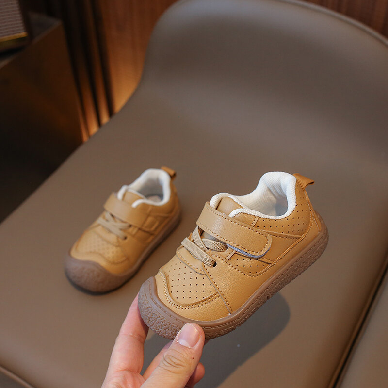 Sepatu kasual bayi, sneaker anak lelaki perempuan balita sol lembut nyaman Anti Slip pertama kali berjalan musim semi musim gugur