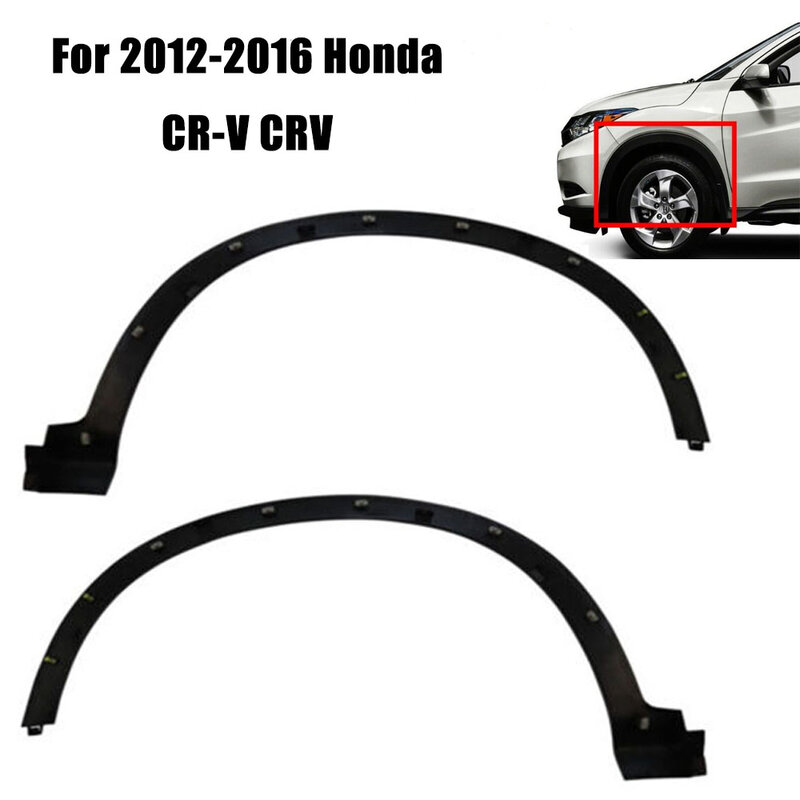 Guardabarros delantero izquierdo y derecho para Honda CRV CR-V, moldura de arco duradera, RH y LH, 2012-2016