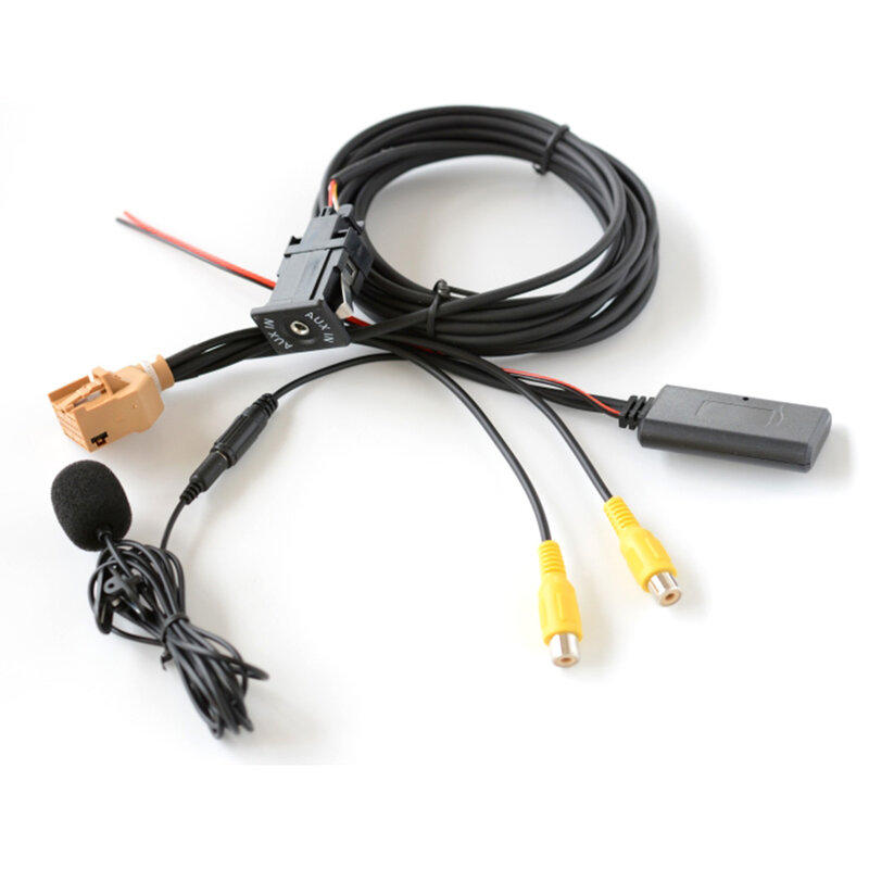 Adaptador de Cable auxiliar para coche, dispositivo inalámbrico con Bluetooth, Compatible con MMI 2G, Q7, A6, A8, 2006, 2008