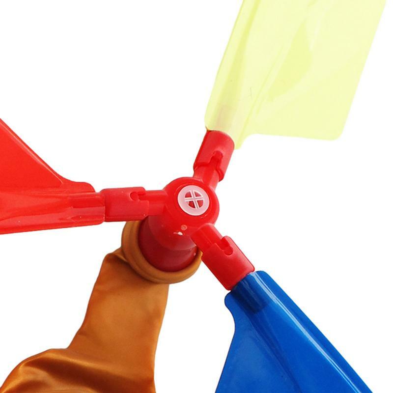 Elicottero giocattolo palloncino elicottero facile da installare bomboniera calza Stuffers giocattolo sportivo all'aperto per ragazzi ragazze adolescenti bambini