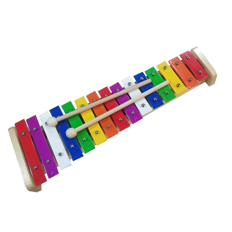 15 Notes Chromatic Hand Percussion with 2 Mallets Kids Musical Instrument Musical Toy for Players Beginner Kids and Adult Band