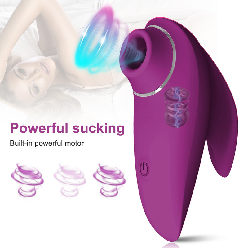 Chupando o brinquedo do sexo do vibrador para mulheres, Otário vibratório do clitóris, Estimulador do clitóris, Sucção Oral a Vácuo, Vibração para adultos femininos