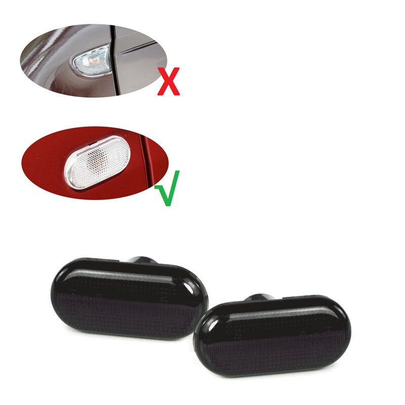for Smart Fortwo Coupe Cabriolet 453 2014 2015 2016 2017 2018 Sequential LED Dynamic Indicator Side Marker Signal Light Lamp