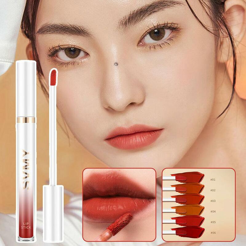 Matte Liquid Lipstick Waterproof Lip And Cheek Tint Long-lasting Moisturizing Cruelty Use Makeup Pigment Lightweight High D X0B5