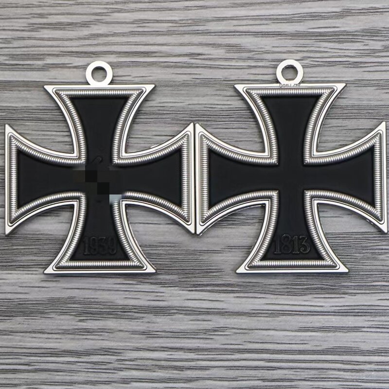 Iron Riding Cross Ribbon, Swordless Oak Leaf Medalha Acessórios, Novo Vários