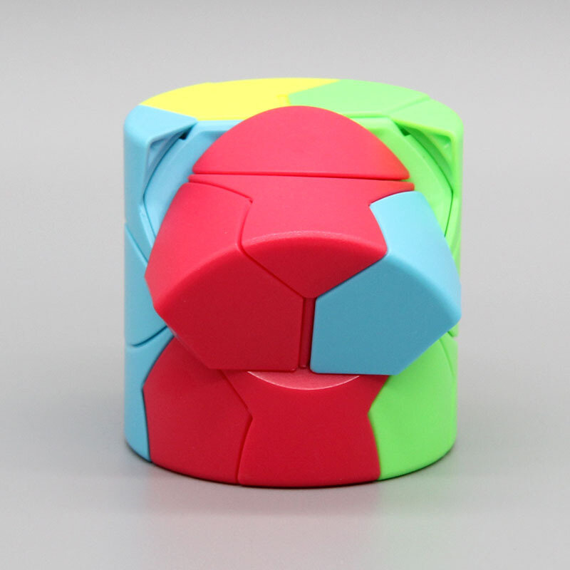Cilindro Magic Cube Puzzle, Brinquedos educativos para estudantes, Magic Photo Cubes, Presentes infantis, 2x2x2