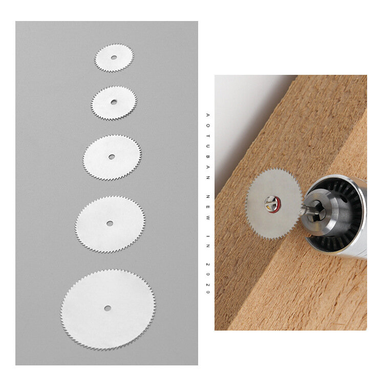 12 шт. мини-диск для циркулярной пилы электрический шлифовальный режущий диск Вращающийся инструмент для Dremel металлический резак Электроинструмент деревянные режущие диски