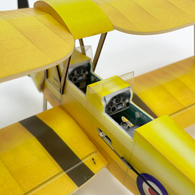 Avião Tigermoth MinimumRC para crianças, brinquedos ao ar livre, hidroavião italiano de 4 canais, presentes infantis, 360mm Wingspan