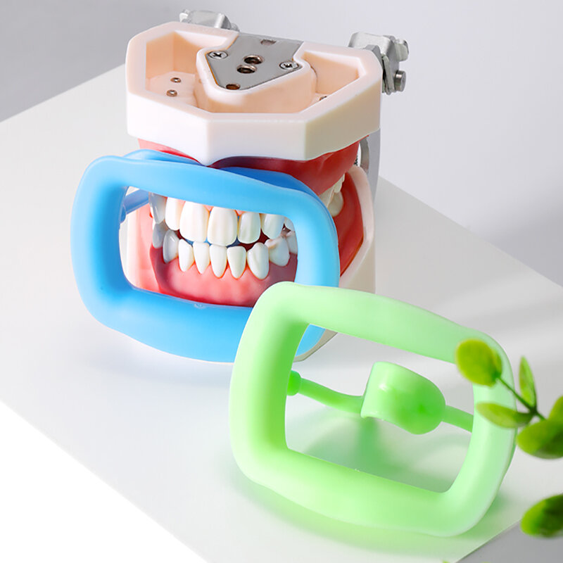 Abridor de boca de silicona suave, herramienta de retención de lengua, interior, Material Dental Hy, resistente a altas temperaturas